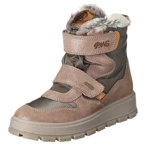 Primigi corinne gtx, stivaletto, visone glitter-pietra, 33 eu