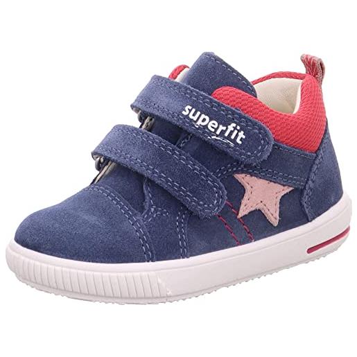 Superfit moppy 1609352, scarpe da cammino bambine e ragazze, blu/rosso 8030, 23 eu