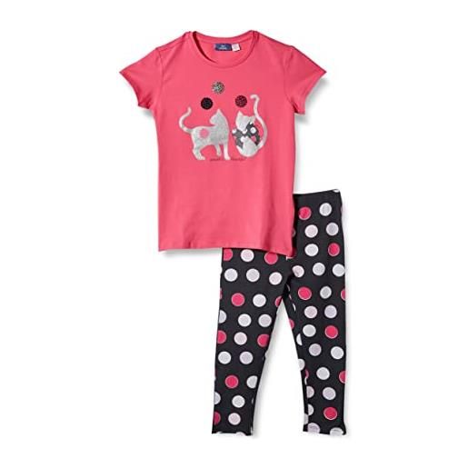 Chicco completo per bambina con t-shirt a maniche corte e leggings (742) bambine e ragazze, colore: 18, 110