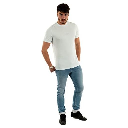 Guess jeans t-shirt aidy azzurro pastello