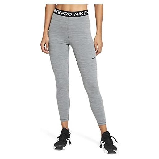 Nike pro 365 - leggings da donna a vita alta, 7/8 (grigio fumo/erica/nero/nero, m), grigio fumo/erica/nero/nero