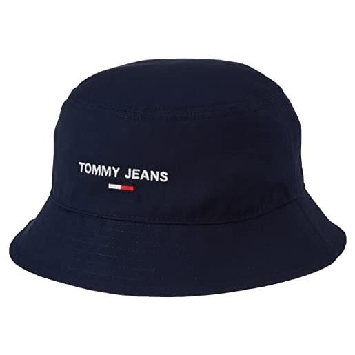 Tommy Jeans tjm sport bucket cappello a falda larga, twilight navy, taglia unica uomo