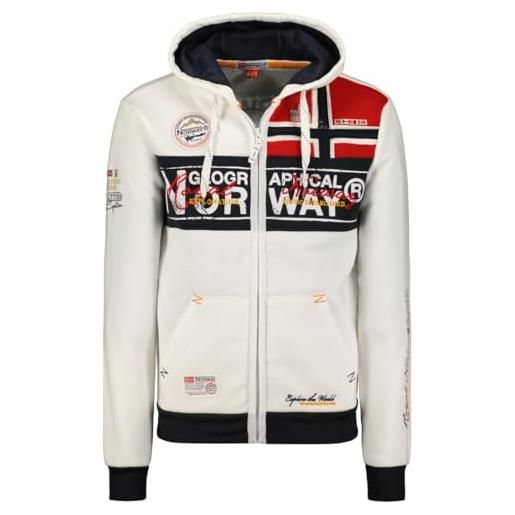 Geographical Norway jacke flyer - felpa con cappuccio, da uomo, nero, xxl