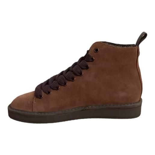PANCHIC, ankle boot, stivaletto moda fashion (pelo sintetico interno) (brownrose/purple, 40)