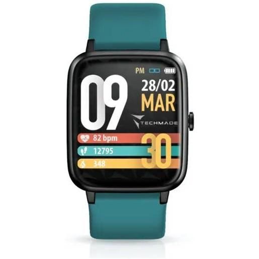 Techmade smartwatch sport con gps integrato green
