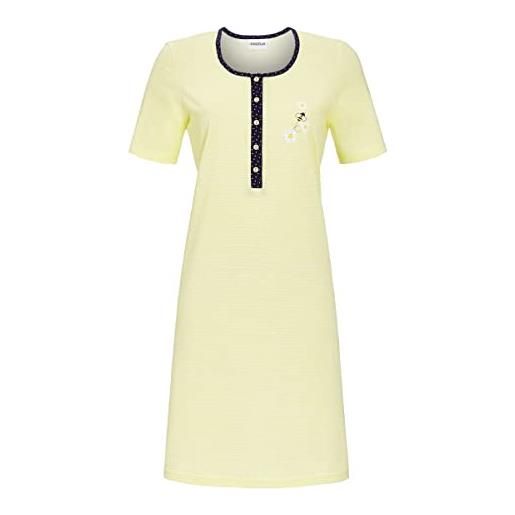 Ringella camicia da notte da donna con bottoni 3211023, giallo. , 48