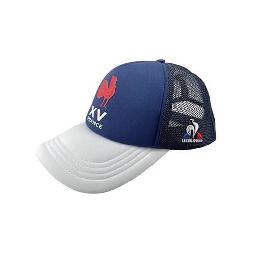Le Coq Sportif ffr fanwear berretto n°2 fr cappellino da baseball, blu intense, taglia unica unisex-adulto