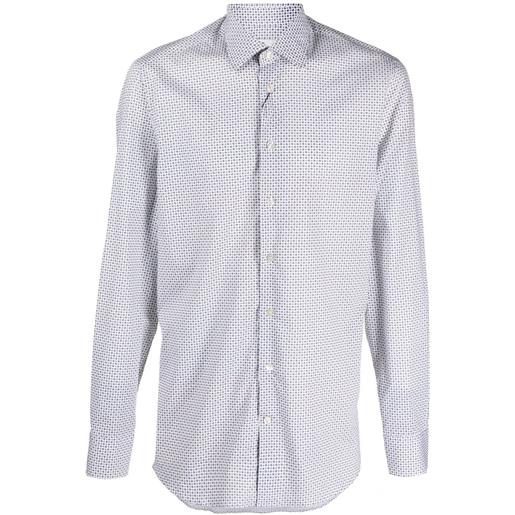 ETRO camicia con motivo geometrico - bianco