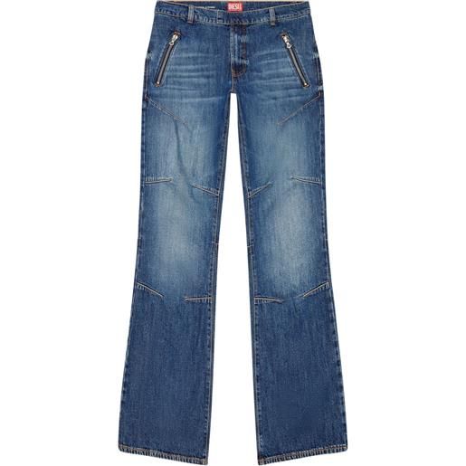 Diesel jeans a gamba ampia d-ismis - blu