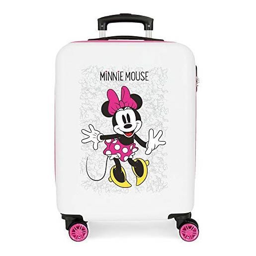 Disney enjoy the day, valigia cabina per bambini 55 cm girls, rosa (pink), centimeters