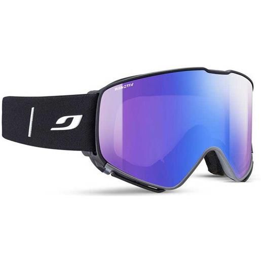 Julbo quickshift ski goggles nero flash blue reactiv cat1-3 high contrast