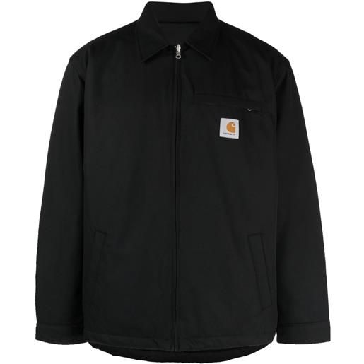 Carhartt WIP giacca con zip - nero