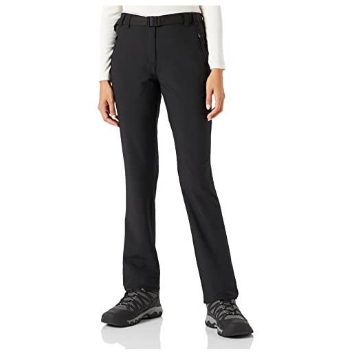 CMP - pantaloni elasticizzati da donna, nero, 50