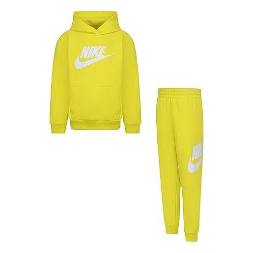 Nike tuta da bambini club fleece gialla taglia 6-7 a codice 86l135-y2n