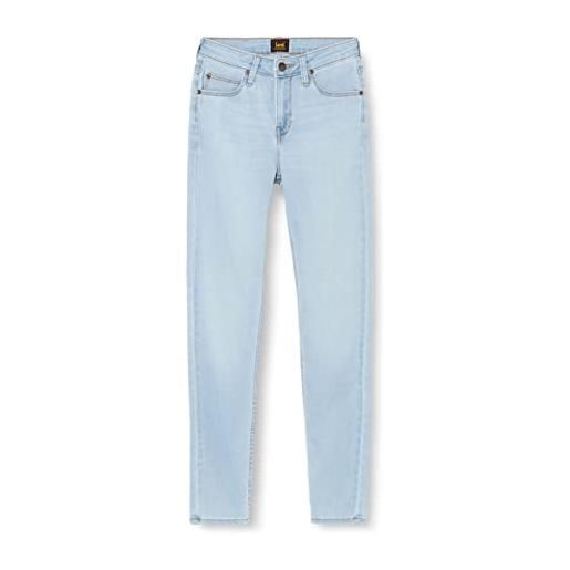 Lee scarlett high, jeans donna, extra light worn in, 31w / 33l