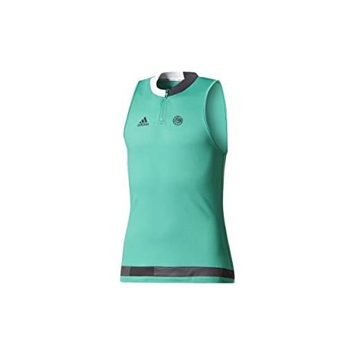 Adidas - performanceroland garros - maglietta sportiva - core green/black