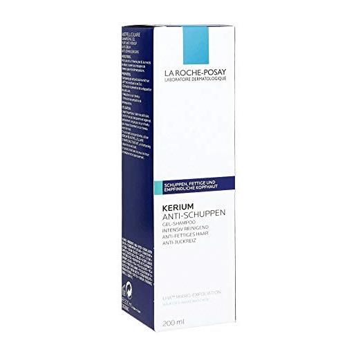 L'ORÉAL la roche-posay kerium gel shampoo antiforfora per cuoio capelluto secco 200 ml