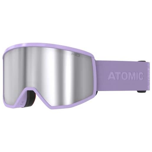 Atomic four hd occhiali da sci - teal blue - occhiali da sci con colori contrastanti - occhiali da snowboard a specchio di alta qualità - occhiali con montatura live fit - occhiali da sci con ampio