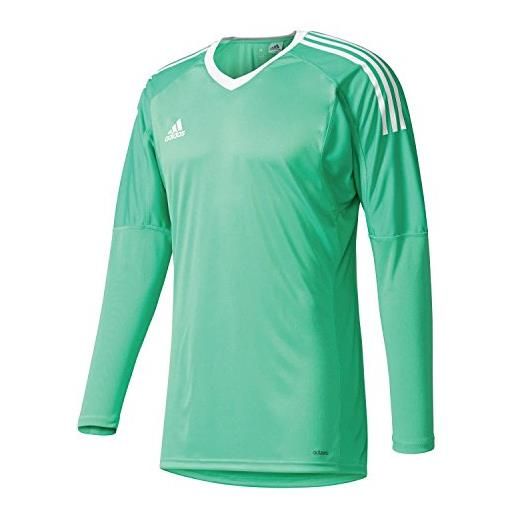 Adidas revigo17 goalkeeper jersey youth, maglietta bambino, verde (verene/bianco), 128