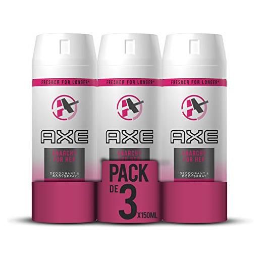 Axe- deodorante 150 ml (paquete de 3)