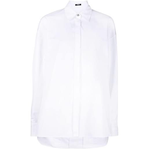 Versace camicia con bottoni - bianco