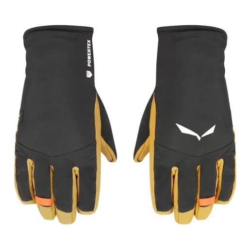 SALEWA ortles ptx/twr m gloves guanti, black out/2500/4570, m uomo