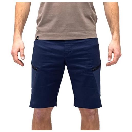 Salewa alpine/lavaredo hemp cargo shorts uomo