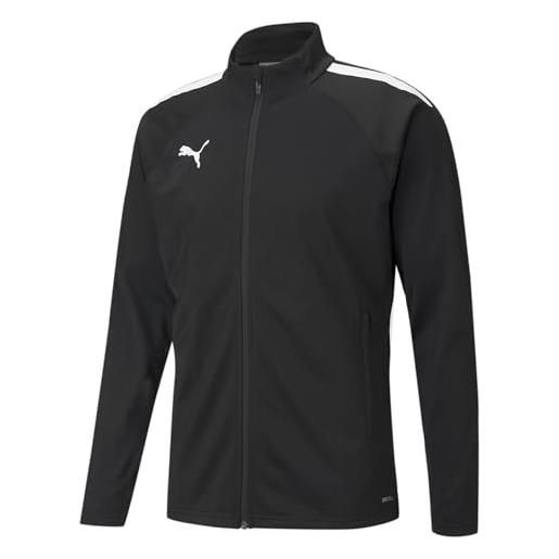 Puma 4063699454659 teamliga training jacket maglione, l, puma black/puma white