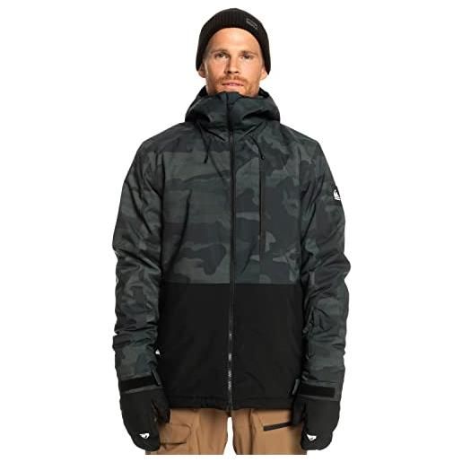 Quiksilver mission giacca da snow imbottita da uomo