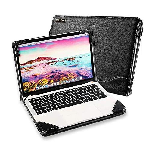 Berfea custodia protettiva compatibile con samsung galaxy book2 book3 360 13 np730qed /galaxy book2 pro 360/book s nt767xcl 13.3 laptop sleeve notebook stand carry hard case