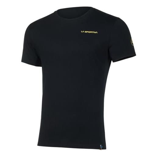 LA SPORTIVA back logo t-shirt m black maglietta, nero, s uomo