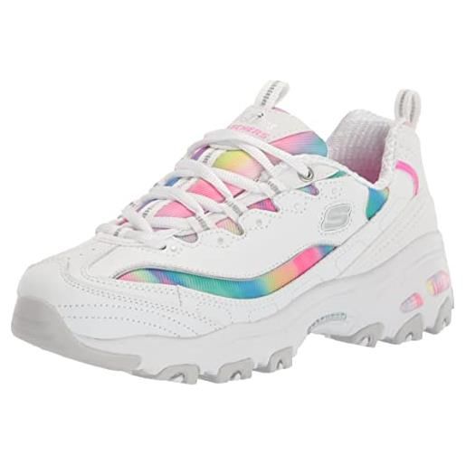 Skechers d'lites-dreamy sky, scarpe da ginnastica donna, bianco multicolore wmlt, 38 eu