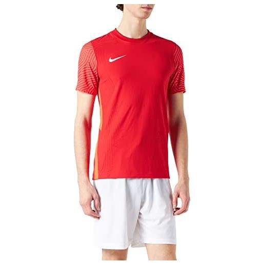 Nike vapor knit ii - maglietta da uomo in jersey, uomo, t-shirt, cw3101-657, university red/bright crimson/white, s