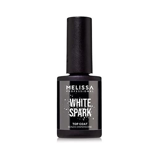 Melissa Professional smalto unghie top coat semipermanente spark 9 ml (white)