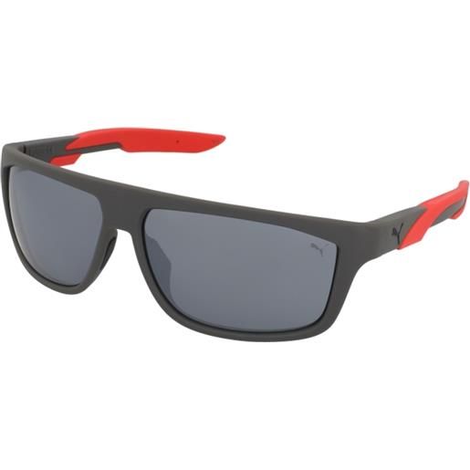 Puma pu0326s 002 | occhiali da sole graduati o non graduati | unisex | plastica | rettangolari | grigio | adrialenti