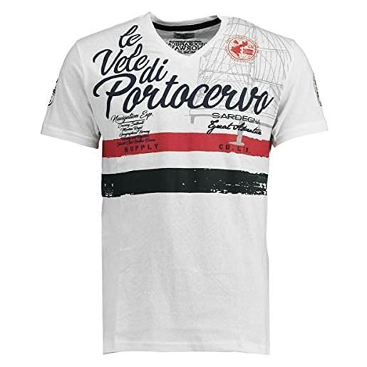 Geographical Norway t-shirt uomo jingsley bianco l