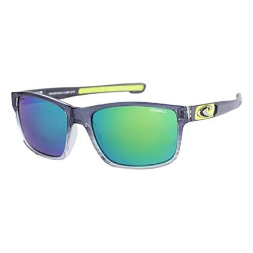 O'neill convair2.0 - occhiali da sole 108p, colore: grigio opaco/lime mirror, specchio grigio/lime, taglia unica