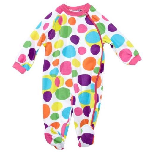 Sanetta 220770 - pigiama intero a pois, bambina, multicolore (mehrfarbig (3518 )), 62
