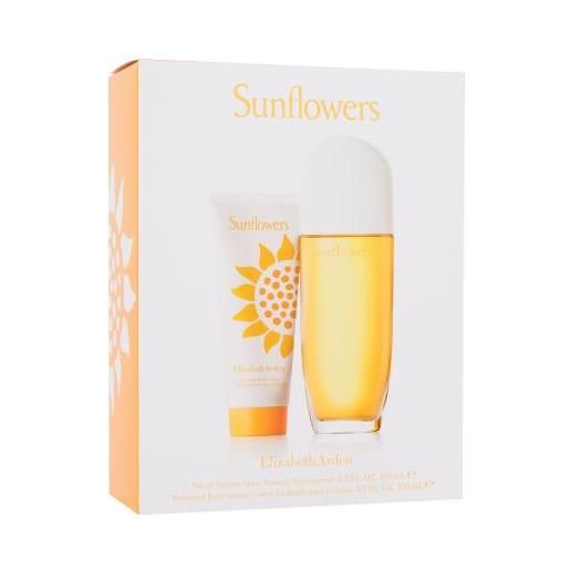 Elizabeth Arden sunflowers cofanetti eau de toilette 100 ml + lozione per il corpo 100 ml per donna