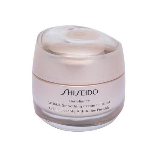Shiseido benefiance wrinkle smoothing cream enriched crema antirughe giorno e notte 50 ml per donna
