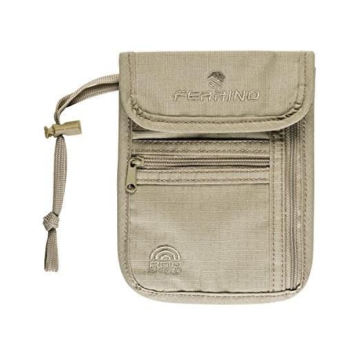 Ferrino anouk, porta documenti unisex, beige, s