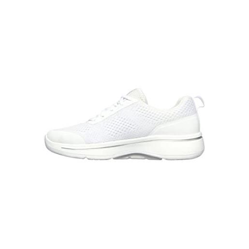 Skechers 124404-wsl_38, scarpe da ginnastica basse donna, white, eu