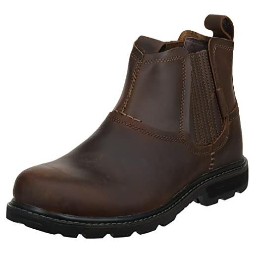 Skechers blaine orsen, stivali chelsea uomo, (brown (cdb), 42 eu