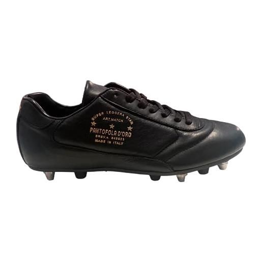 PANTOFOLA D'ORO 1886 classic, scarpe da ginnastica uomo, nero suola puc nera, 45 eu