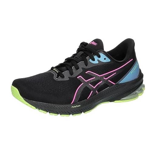 Asics gt-1000 12 goretex running shoes da donna, black hot pink, 39 eu