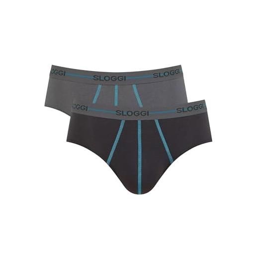 Sloggi Uomo Go ABC Midi Natural Confezione da 2 Slip 10211768 S14
