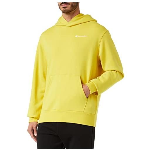 Champion eco future terry custom fit felpa con cappuccio, avorio, m uomo