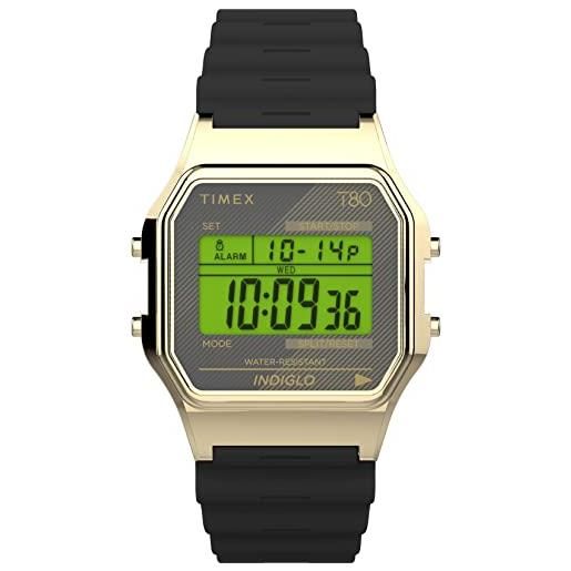 Timex orologio digitale al quarzo uomo con cinturino in plastica tw2v41000