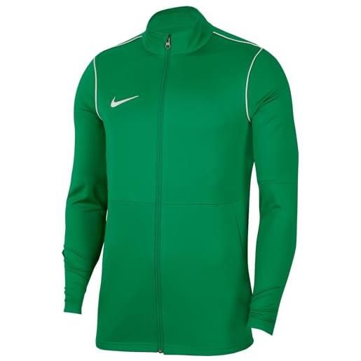 Nike park20 track - giacca sportiva da uomo, uomo, giacca da tuta, bv6885-302, verde pino/bianco, l