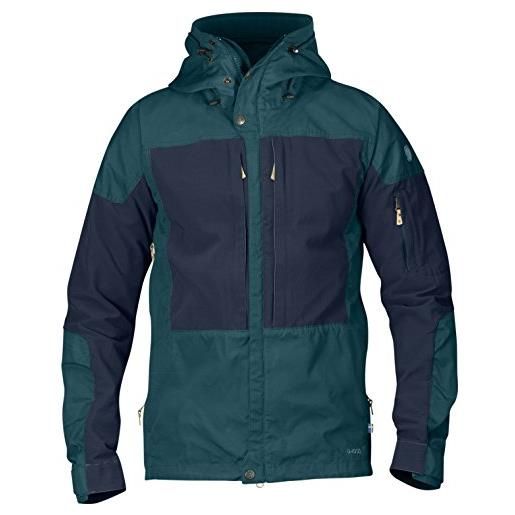 Fjällräven keb jacket giacca hardshell uomo, uomo, keb jacket, navy scuro, xs